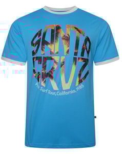 KAM Santa Cruz T-Shirt Aquarius Blue 